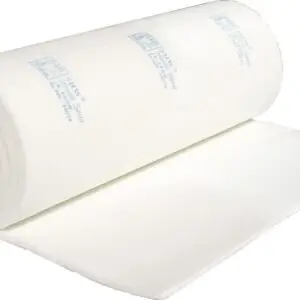 Ceiling filter roll for spray booths