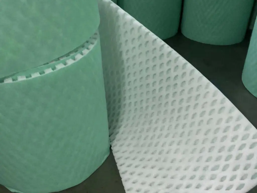 High efficiency paint stop filter close up
