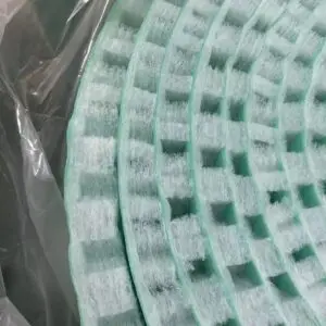 High efficiency paint stop filter
