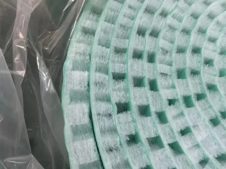 High efficiency paint stop filter