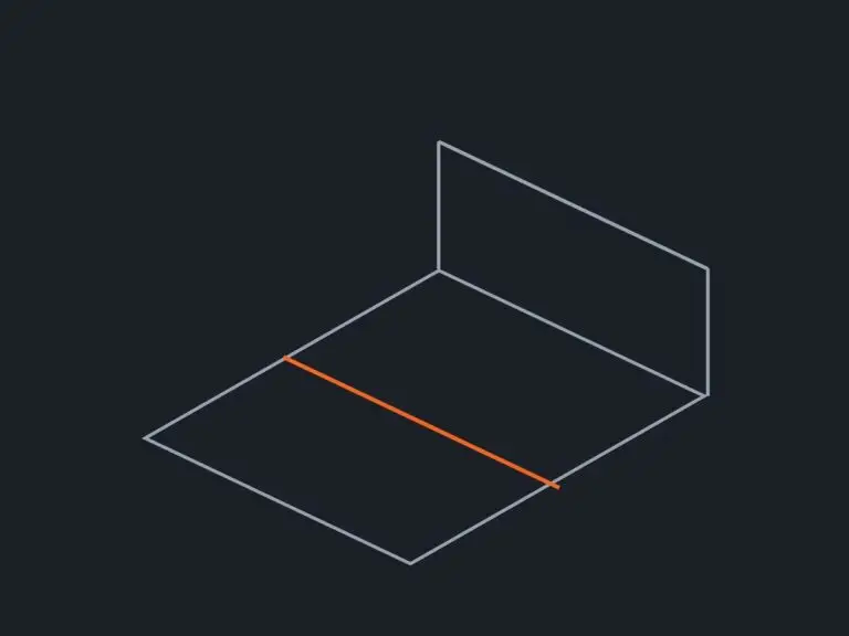 Illustration of a folded sheet metal part