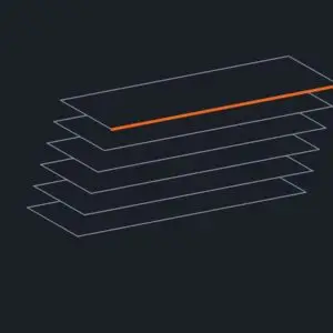 Illustration of stacked steel plate