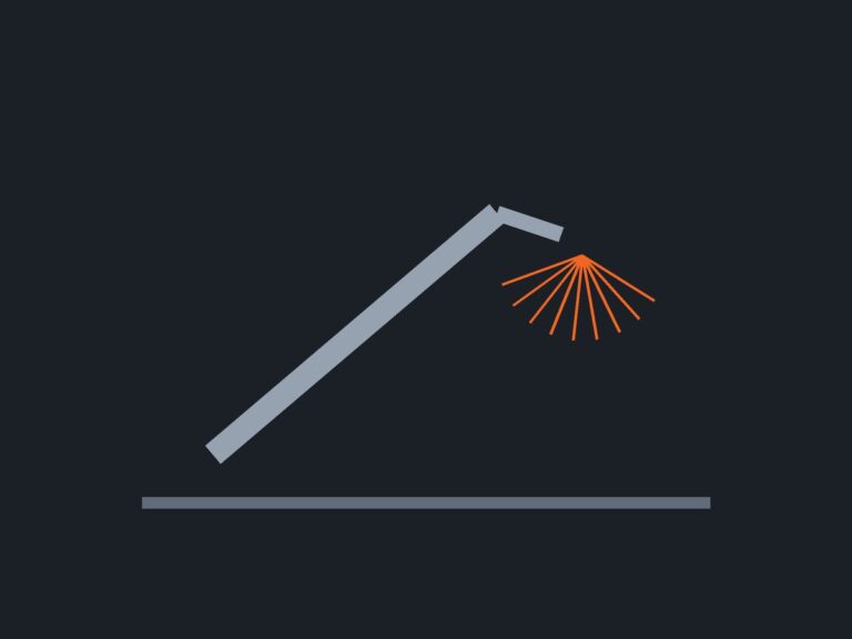 Illustration of a welding torch